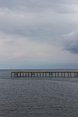 Obraz premium pier in the sea