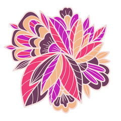 Decorative element in Doodle style