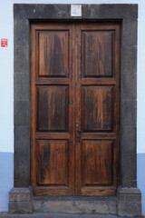 Tür, Eingang, Haustür, Holztür, Wohnung, Spanien