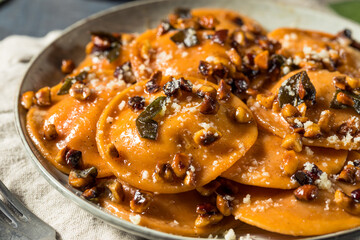 Homemade Butternut Squash Ravioli