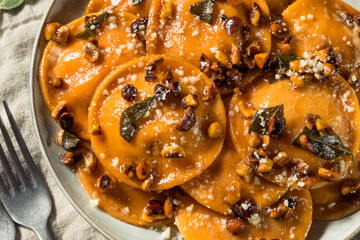 Homemade Butternut Squash Ravioli