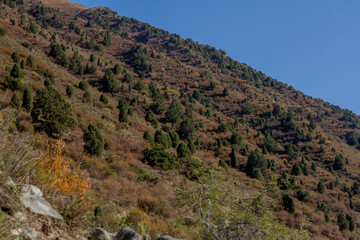 mountain landscape with sky