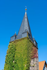 Fototapeta na wymiar Westerntorturm in Wernigerode