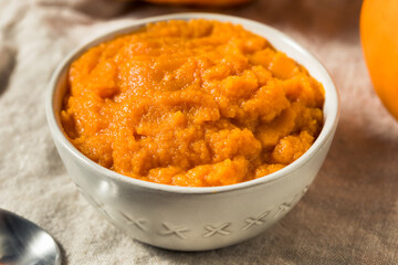 Raw Orange Organic Pumpkin Puree