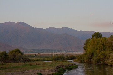 morning in the mountains