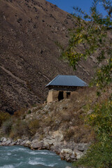 house in the mountains