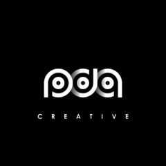 PDQ Letter Initial Logo Design Template Vector Illustration