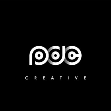 PDC Letter Initial Logo Design Template Vector Illustration
