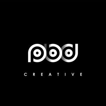 PBD Letter Initial Logo Design Template Vector Illustration