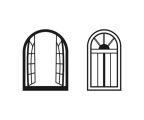 Windows, Casement, Window Frame, Windows Clipart, Windows Silhouette, Windows Vector, Files for Cricut, Vector,