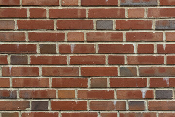 material texture of red brick wall