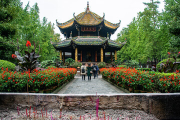 Fototapeta premium Temple Overall view - Chengdu