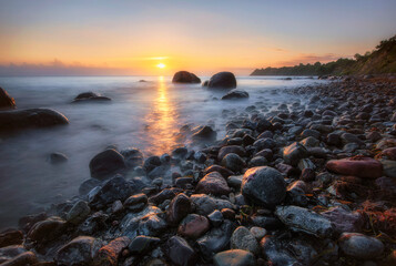 Beach at Boltenhagen in Germany in the morning 8