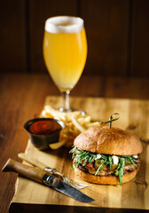 Tasty summer food, beverage or restaurant menu or meal concept.