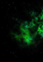 Small part of an infinite star field. 3D rendering
