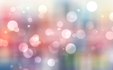 Fototapeta premium color gradient bokeh light illustration background. Christmas and New Year holidays template, Abstract glitter defocused blinking stars and sparks photo