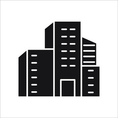 Building and real estate city icons symbol vector elements for infographic web