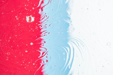 Beautiful view of flag red, blue, white colorful abstract design, texture. Beautiful backgrounds.