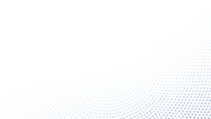 Bluish gray arrows in circular faded pattern on white background. Abstract template background in 4k resolution. Copy space.