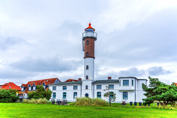 Fototapeta na wymiar Leuchtturm Timmendorf-Poel an der Ostsee 2