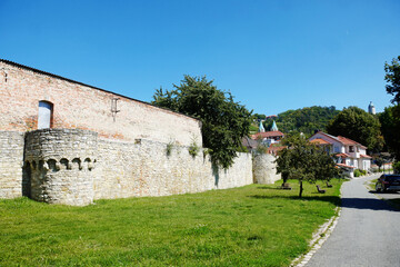 Fototapeta na wymiar Freyburg (Unstrut) Stadtmauer