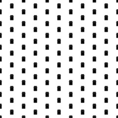 Square seamless background pattern from black jar of jam symbols. The pattern is evenly filled. Vector illustration on white background