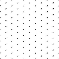 Square seamless background pattern from black nipple symbols. The pattern is evenly filled. Vector illustration on white background