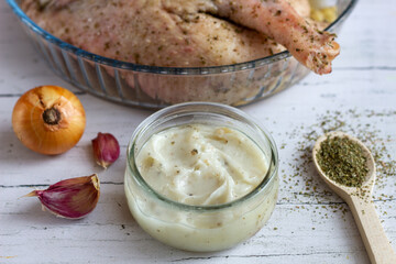 Goose lard in a jar