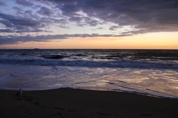 Sunrise on the beach 