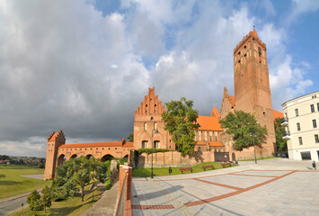 Gotycki zamek w Kwidzyniu, Polska - obrazy, fototapety, plakaty