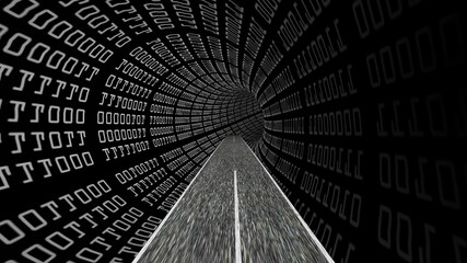 Driving through the binary data