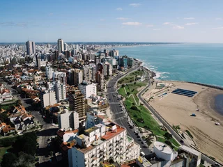 Foto op Aluminium Vista panoramica de la ciudad de Mar del Plata, Argentina. © Regina Pivetta