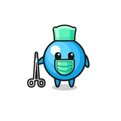 surgeon gum ball mascot character