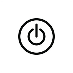 Power icon Vector Illustration on white background. eps 10