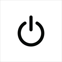 Power icon Vector Illustration on white background. eps 10