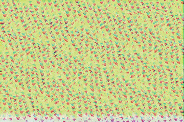 Fototapeta na wymiar yellow error glitch art defect pattern surface