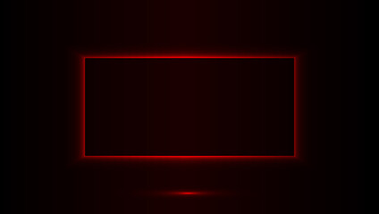 Red display abstract technology future interface hud for E- sports and technology business.	