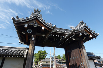 Fototapeta premium 要法寺 西門 京都市左京区