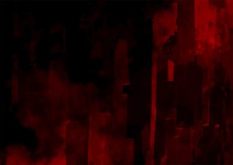 赤い幻想的な血の水彩テクスチャ背景
