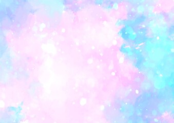 ピンク色と紫色の水彩テクスチャ背景
