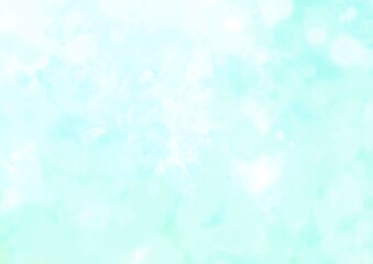 幻想的な水彩の水色テクスチャ背景
