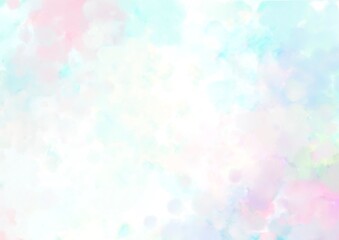 幻想的な水彩の水色テクスチャ背景
