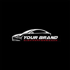 automotive logo concept with modern style