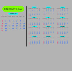 calendar 2022, january, february, march, 
 sun, mon, tue,2022 calendar vector .
