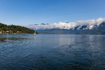 Howe Sound with Bowen Island and Coast Mountains