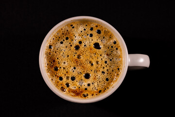 a delicious cup of coffee