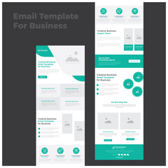 Corporate Business Campaign Promotional B2B E-newsletter Mailchimp email marketing template