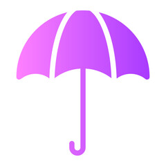 umbrella gradient icon