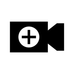 Obraz premium add video Icon on white background