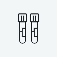 Blood_test vector icon illustration sign